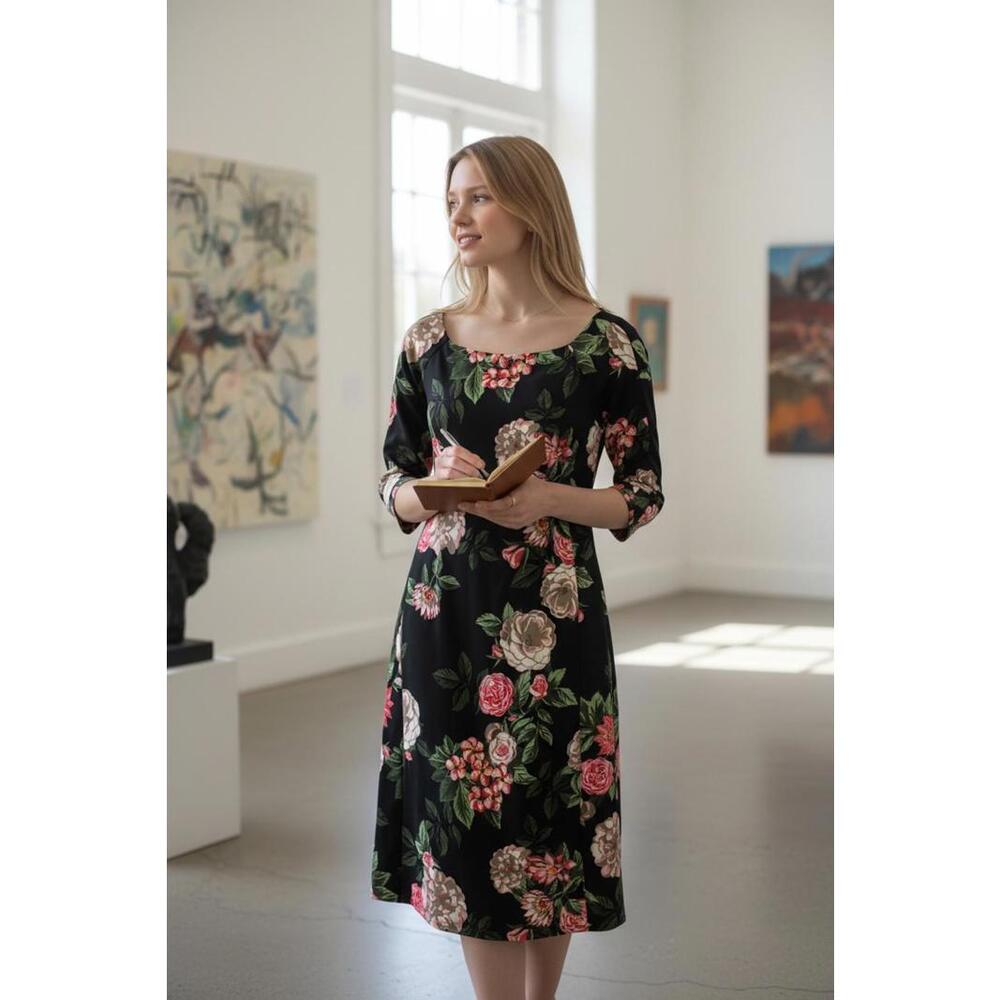 Donna Morgan Women's Floral Dress‎ SZ Small